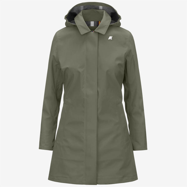 k way MATHY BONDED JERSEY GREEN LICHEN