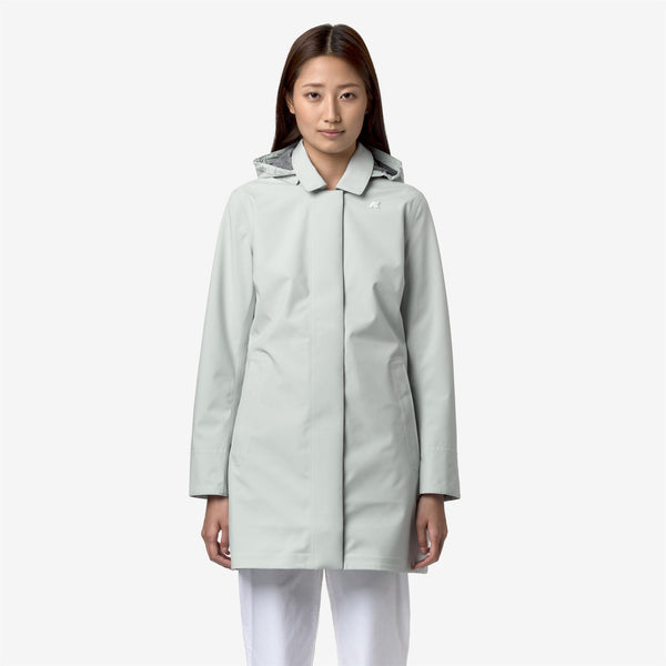 K Way MATHY BONDED JERSEY GREY SAGE