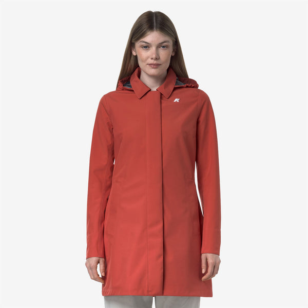 K Way MATHY BONDED JERSEY RED JASPER