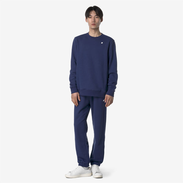 K Way MICKYEL FRENCH TERRY BLUE DEEP COBALT
