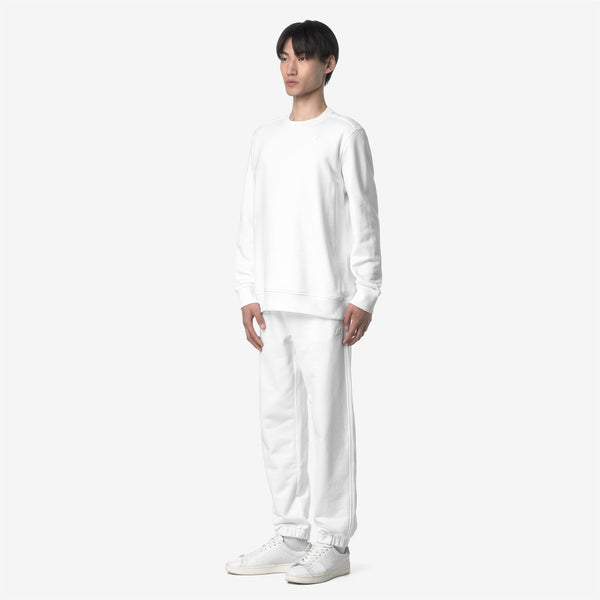 K Way MICKYEL FRENCH TERRY WHITE