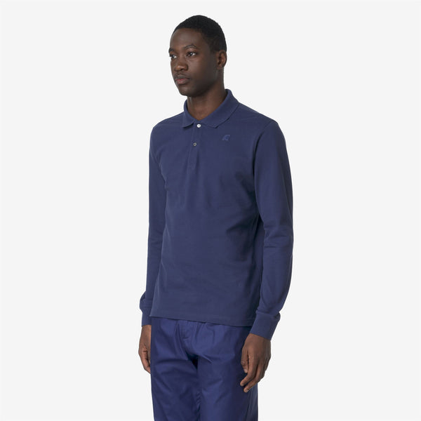 K Way MONJU PIQUE BLUE DEEP COBALT