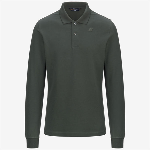 k way MONJU PIQUE GREEN BLACKISH