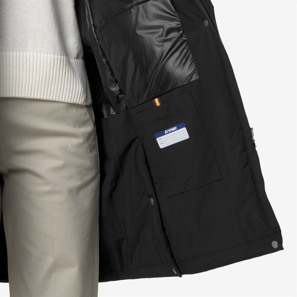 K Way MORESE ST WARM BLACK PURE