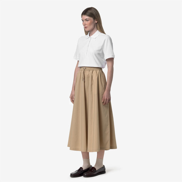 K Way MOSELLA LIGHT POPLIN TECH BEIGE ROPE