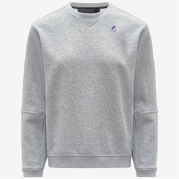 k way NAEL BRUSHED PC GREY MELANGE MID