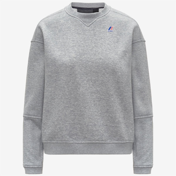 k way NOELLA BRUSHED PC GREY MELANGE MID