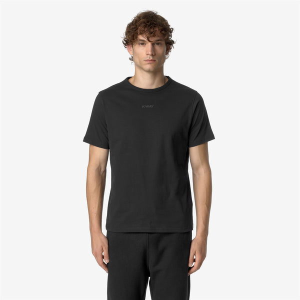 K Way ODOM JS PEACH LETTERING BLACK PURE