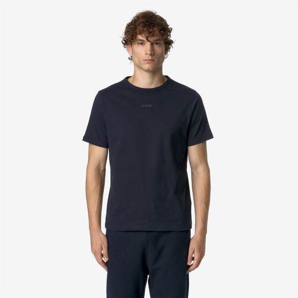 K Way ODOM JS PEACH LETTERING BLUE DEPTH