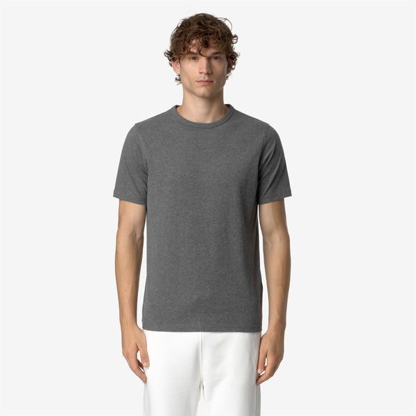 K Way ODOM JS PEACH LETTERING GREY MD MEL