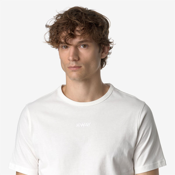 K Way ODOM JS PEACH LETTERING WHITE GARDENIA