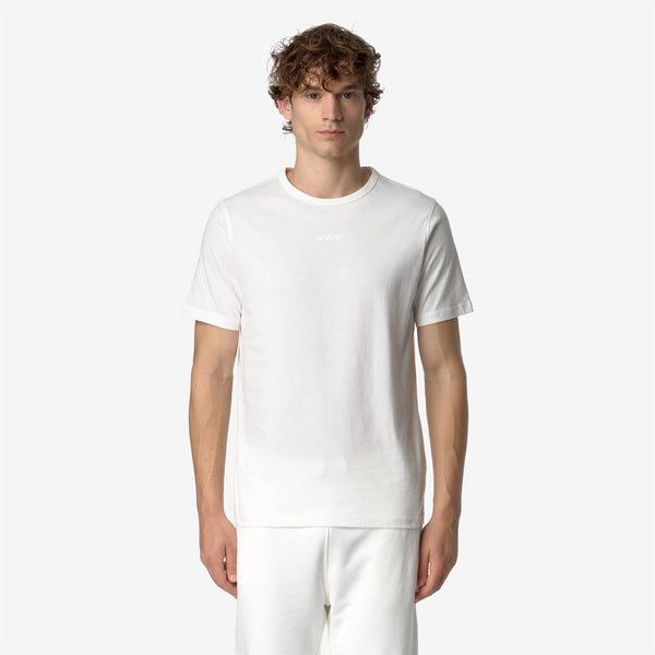 K Way ODOM JS PEACH LETTERING WHITE GARDENIA