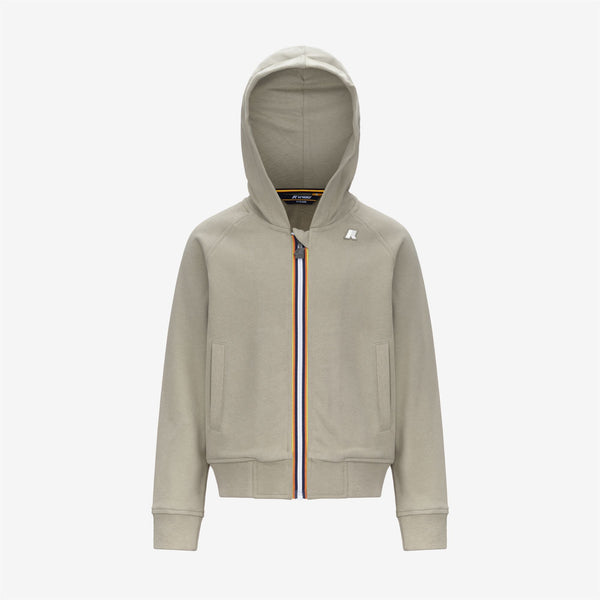 k way P. ANTHONY FLEECE PEACH GREEN OAK