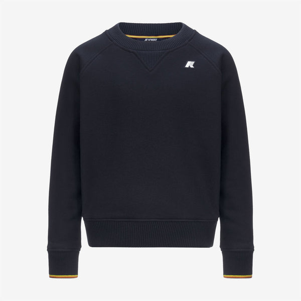 k way P. BAPTISTE STRIPES FRENCH TERRY BLUE DEPTH