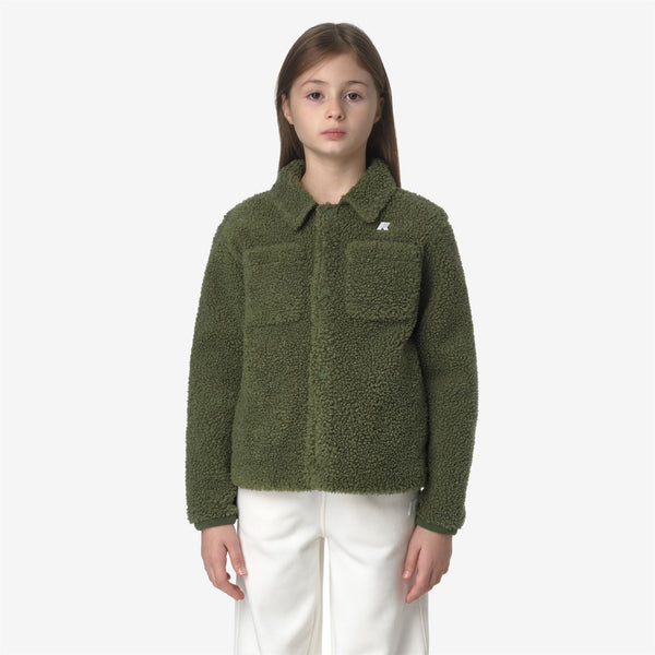 K Way P. CAMERON SHERPA POLAR GREEN C-GREEN C