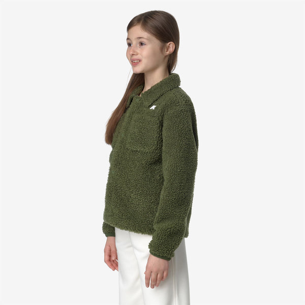 K Way P. CAMERON SHERPA POLAR GREEN C-GREEN C