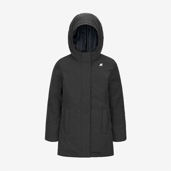 k way P. DENISE SOFT TOUCH MARMOTTA BLACK P-BLUE A