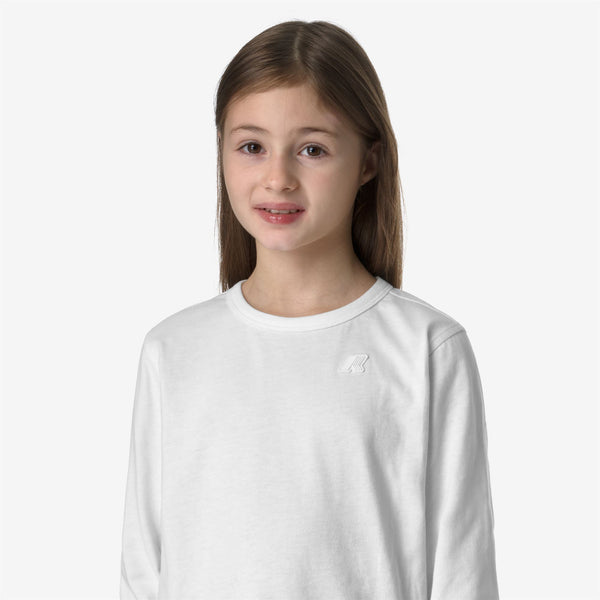 K Way P. ELMER JERSEY PEACH WHITE GARDENIA