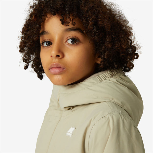 K Way P. JACK RIPSTOP MARMOTTA BEIGE GREY-GREY GOAT