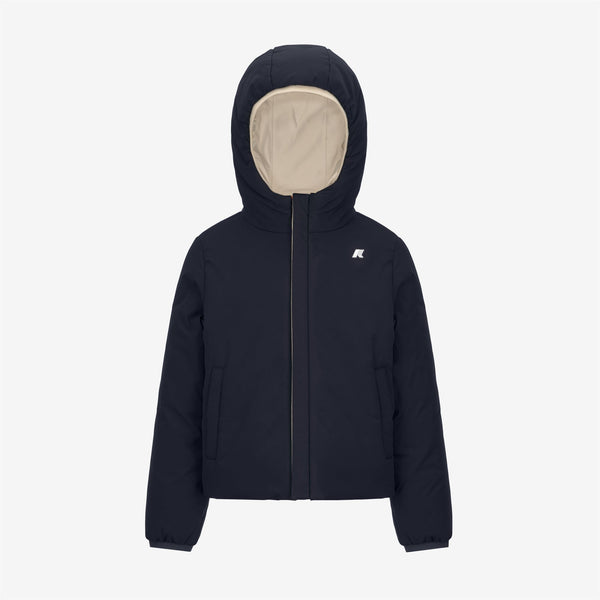 K Way P. JACK ST WARM REVERSIBLE BEIGE G-BLUE D