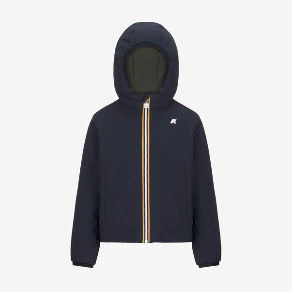 k way P. JACK ST WARM REVERSIBLE BLUE D-GREEN B