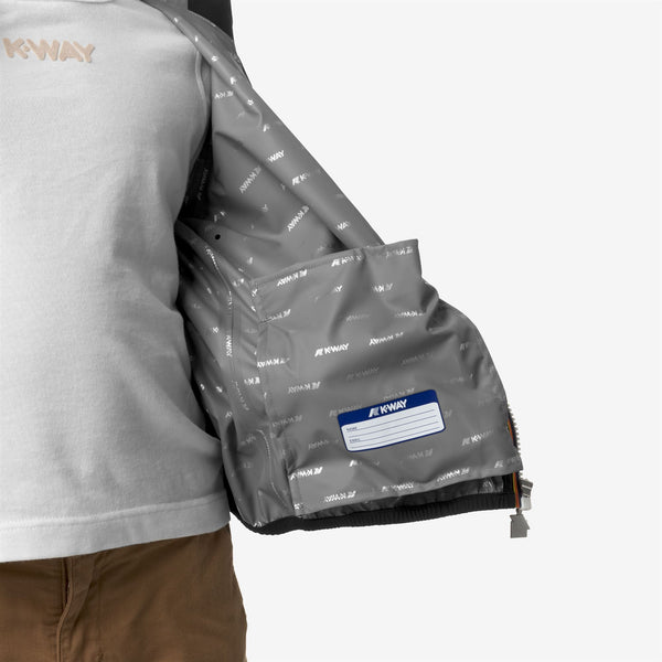 K Way P. JACK STRETCH DOT BLACK PURE