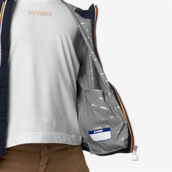 K Way P. JACK STRETCH DOT BLUE DEPTH