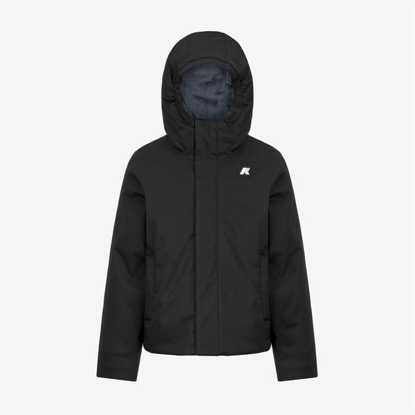 k way P. JACKO TWILL MARMOTTA BLACK P-BLUE A