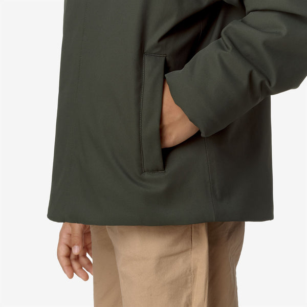 K Way P. JACKO TWILL MARMOTTA GREEN B-BLUE A