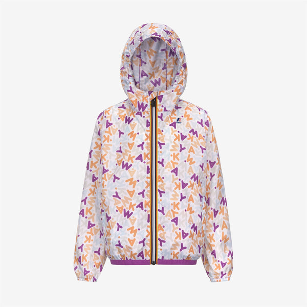 k way P. LE VRAI 4.0 CLAUDE GRAPHIC LETTERS GIRL