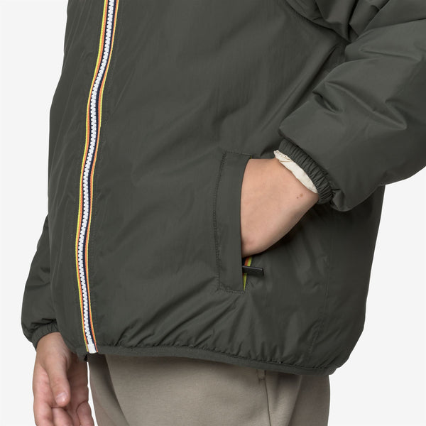 K Way P. LE VRAI 4.0 CLAUDE ORSETTO GREEN BLACKISH