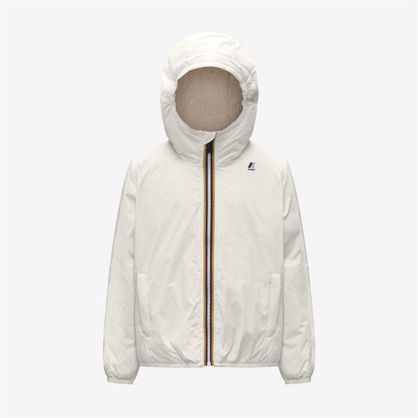 k way P. LE VRAI 4.0 CLAUDE ORSETTO WHITE GARDENIA