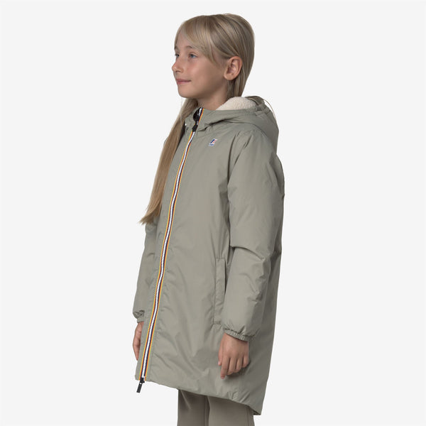 K Way P. LE VRAI 4.0 EIFFEL ORSETTO GREEN OAK