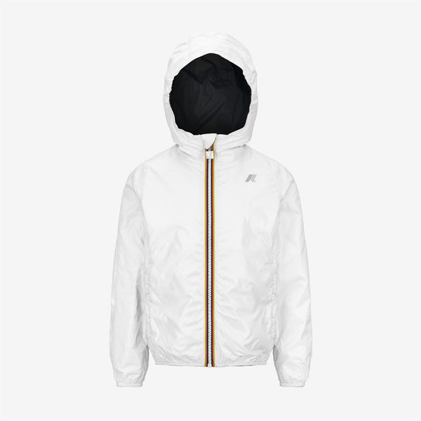 K Way P. LILY PLUS.2 REVERSIBLE BLACK P-WHITE