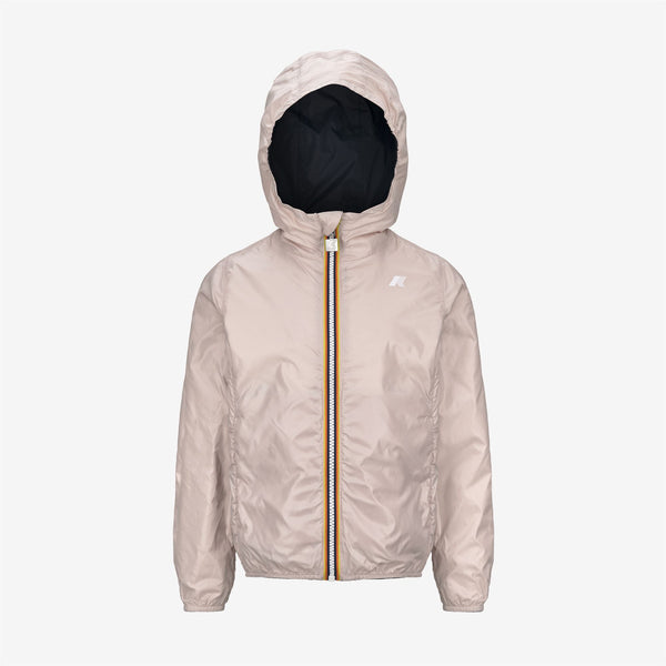 K Way P. LILY PLUS.2 REVERSIBLE BLUE D-PINK