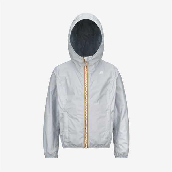 k way P. LILY PLUS.2 REVERSIBLE GREY S-GREEN P