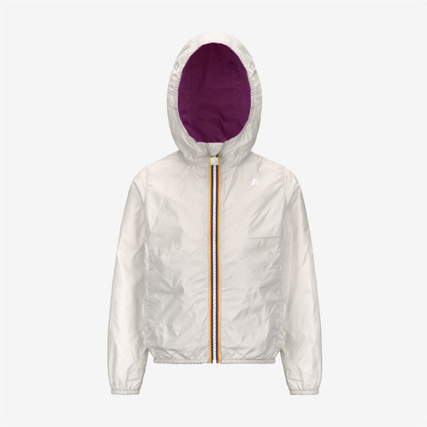 K Way P. LILY PLUS.2 REVERSIBLE VIOLET-BEIGE LT