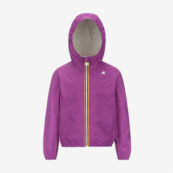 k way P. LILY PLUS.2 REVERSIBLE VIOLET-BEIGE LT