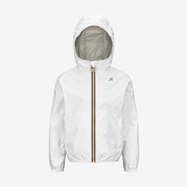 k way P. LILY PLUS.2 REVERSIBLE WHITE-BEIGE