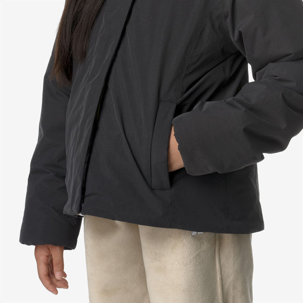 K Way P. LILY SOFT TOUCH MARMOTTA BLACK P-BLUE A