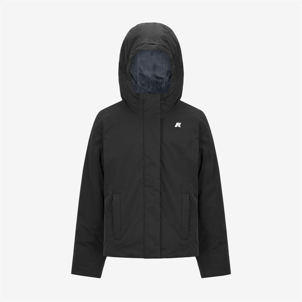 k way P. LILY SOFT TOUCH MARMOTTA BLACK P-BLUE A