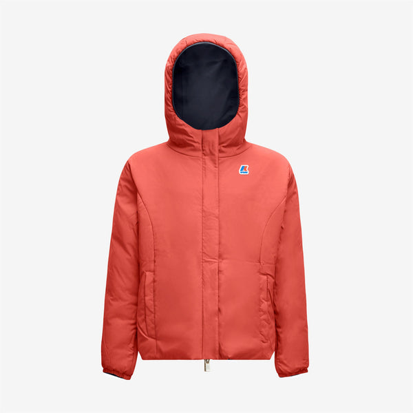 K Way P. LILY WARM REVERSIBLE BLUE DEPTH-RED JASPER