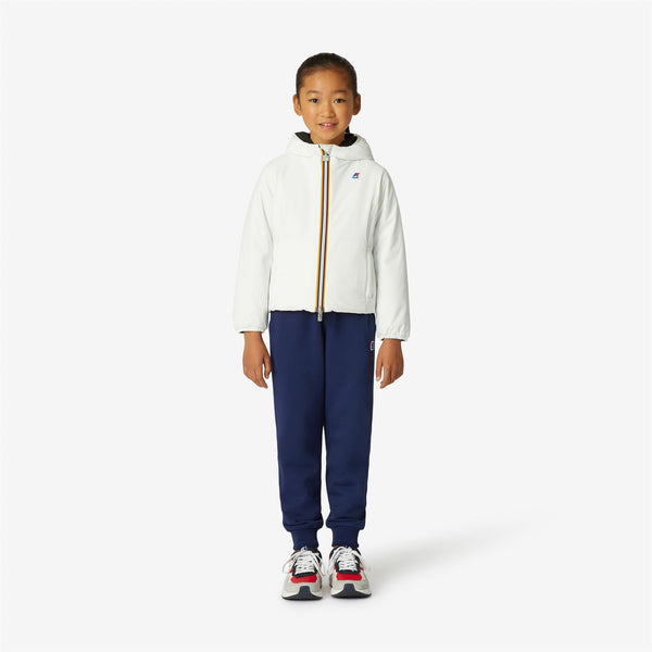 K Way P. LILY WARM REVERSIBLE WHITE MILK-BLACK PURE