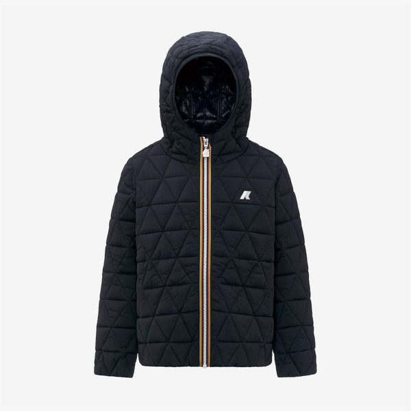 k way P. MADLAINE DIAMOND QUILTED WARM BLUE DEPTH