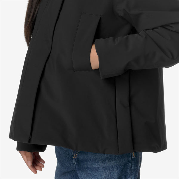 K Way P. MARLETTE ST WARM BLACK PURE