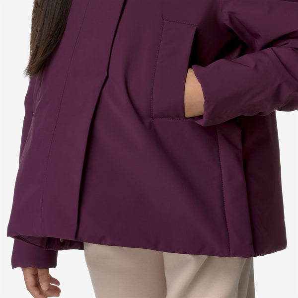 K Way P. MARLETTE ST WARM VIOLET DK PURPLE