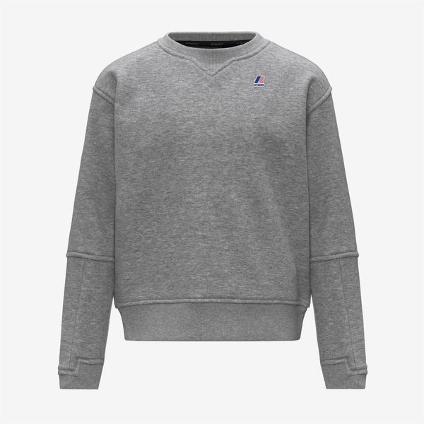 k way P. NAEL BRUSHED PC GREY MELANGE MID