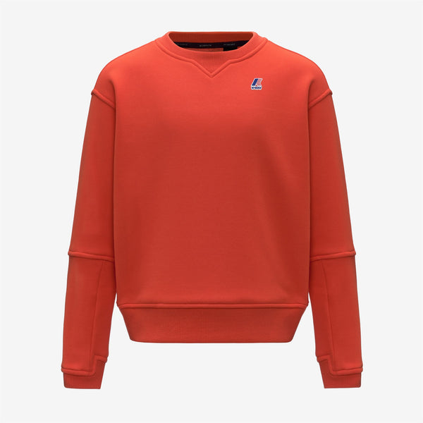 k way P. NAEL BRUSHED PC ORANGE FIESTA