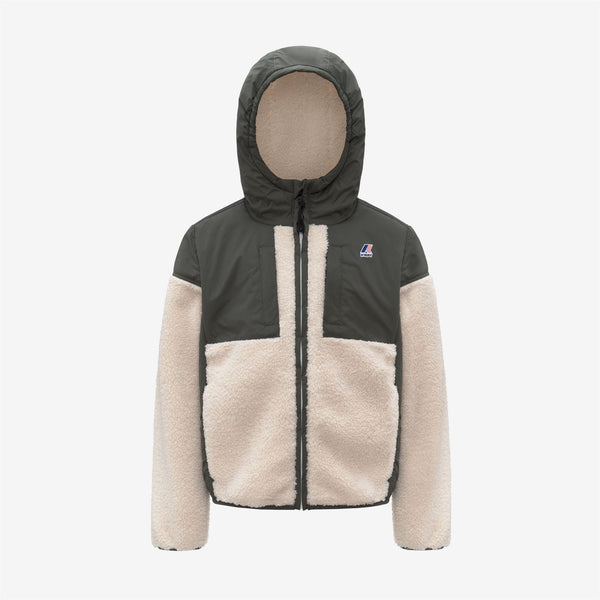 k way P. SAMSON 4.0 ORSETTO GREEN BLACKISH ECRU