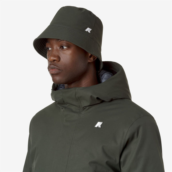 K Way PASCALLE TWILL MARMOTTA GREEN B-BLUE A